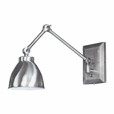 NORWELL Maggie Swing Arm Sconce - Pewter 8471-PW-MS